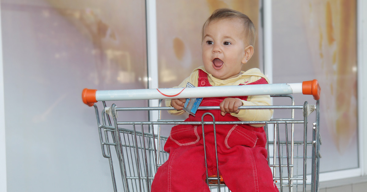 parents forgot baby in trolley