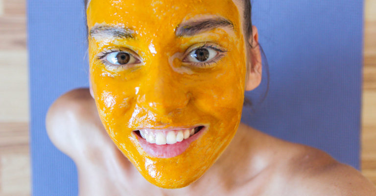 Woman Left With Orange Skin After Giving Herself A Turmeric Facial - Featured image