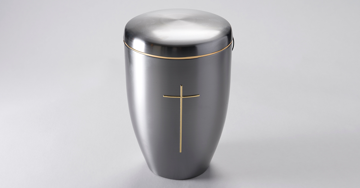 Urn with ashes