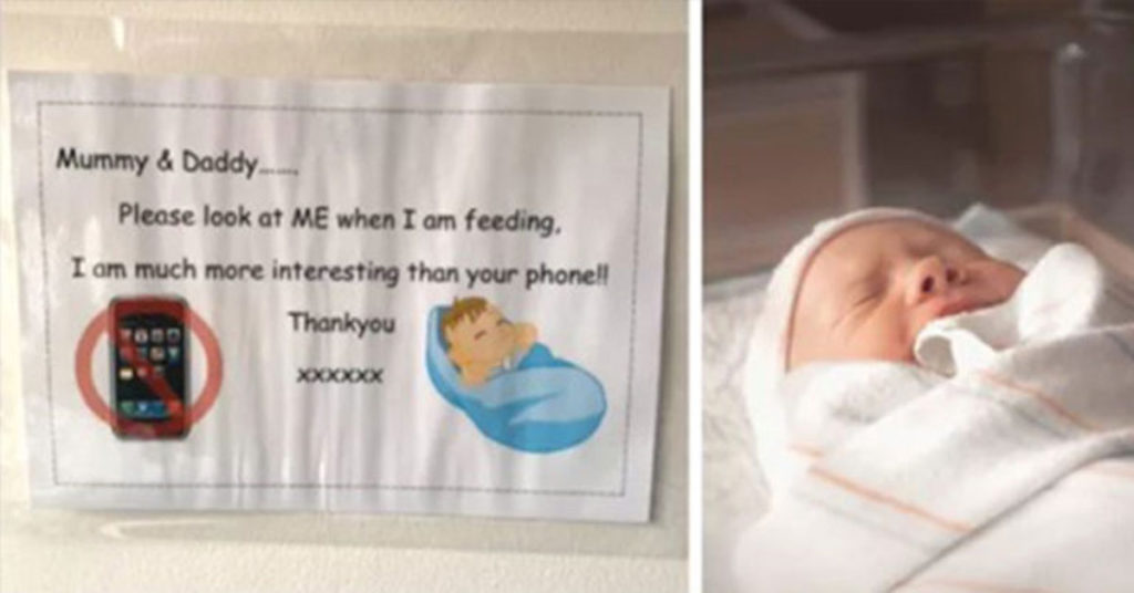 Image Of Hospital Sign Shaming New Parents Causes Debate Online. Which side are you on? - Featured image