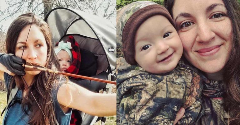 Mom Goes Native: Hunts and Kills for Food Carrying Her Baby on Her Back and Says She Won’t Stop - Featured image