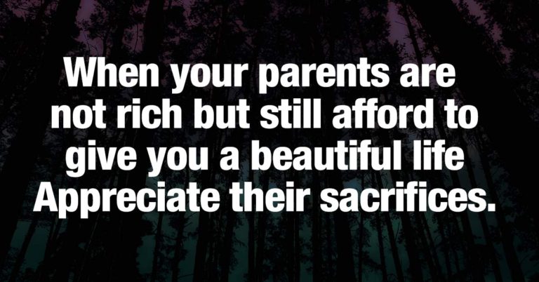 When Your Parents Are Not Rich But Still Afford To Give You a Beautiful Life, Appreciate Their Sacrifices - Featured image