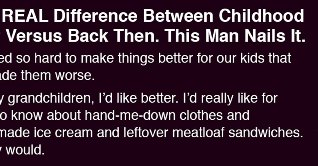 Grandfather Pens Powerful Open Letter to His Grandkids About Childhood - Featured image