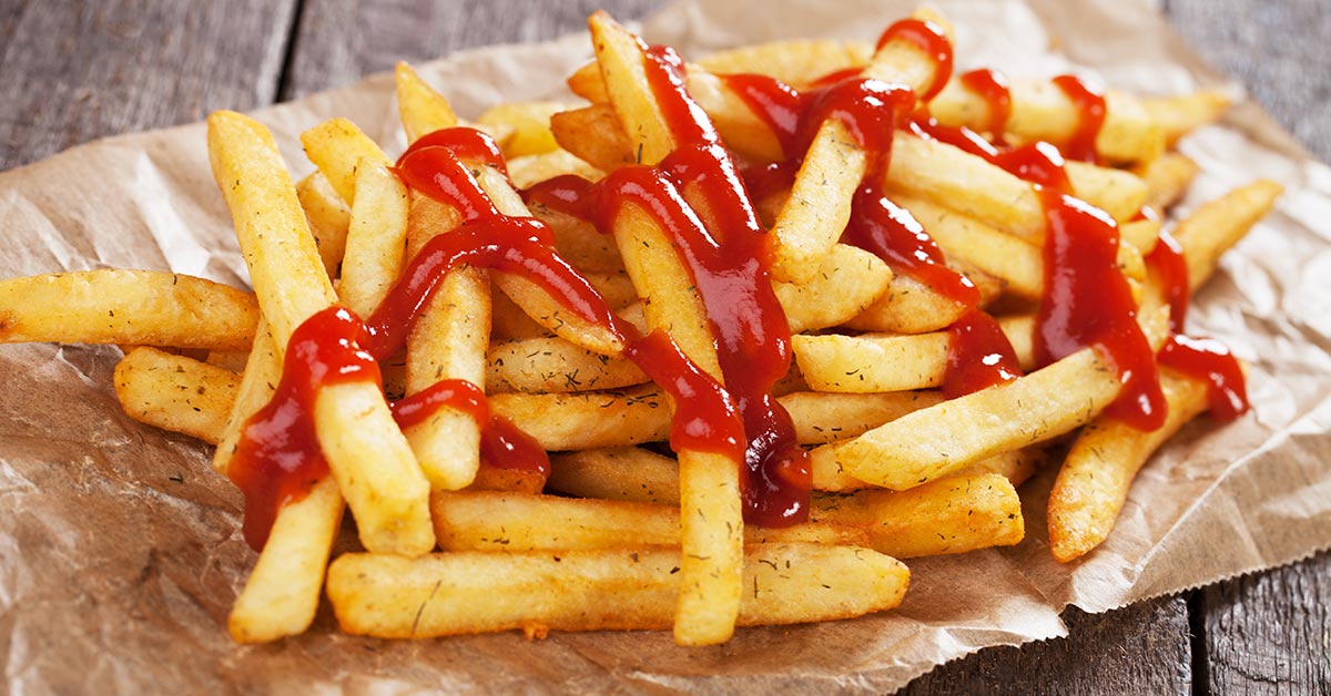 ketchup on fries