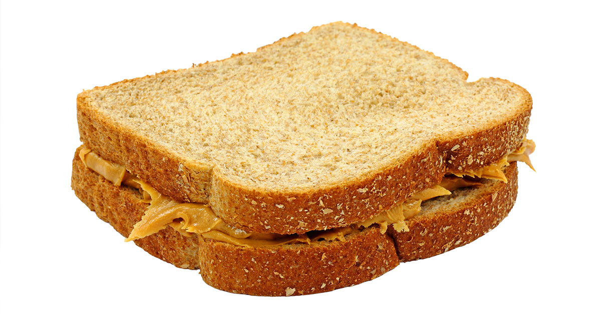 peanut butter and mayonnaise sandwiches