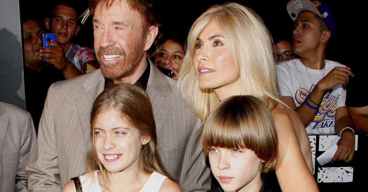 Chuck Norris and his family