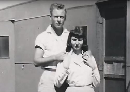 The couple during their heydays