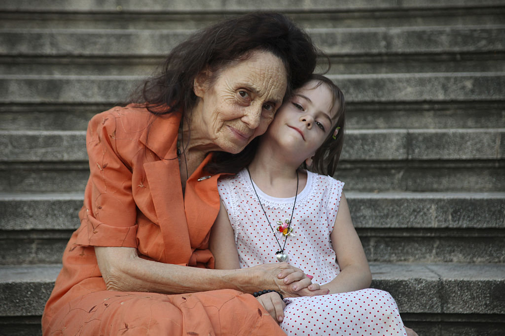 Adriana Iliescu and her daughter Eliza Marie
