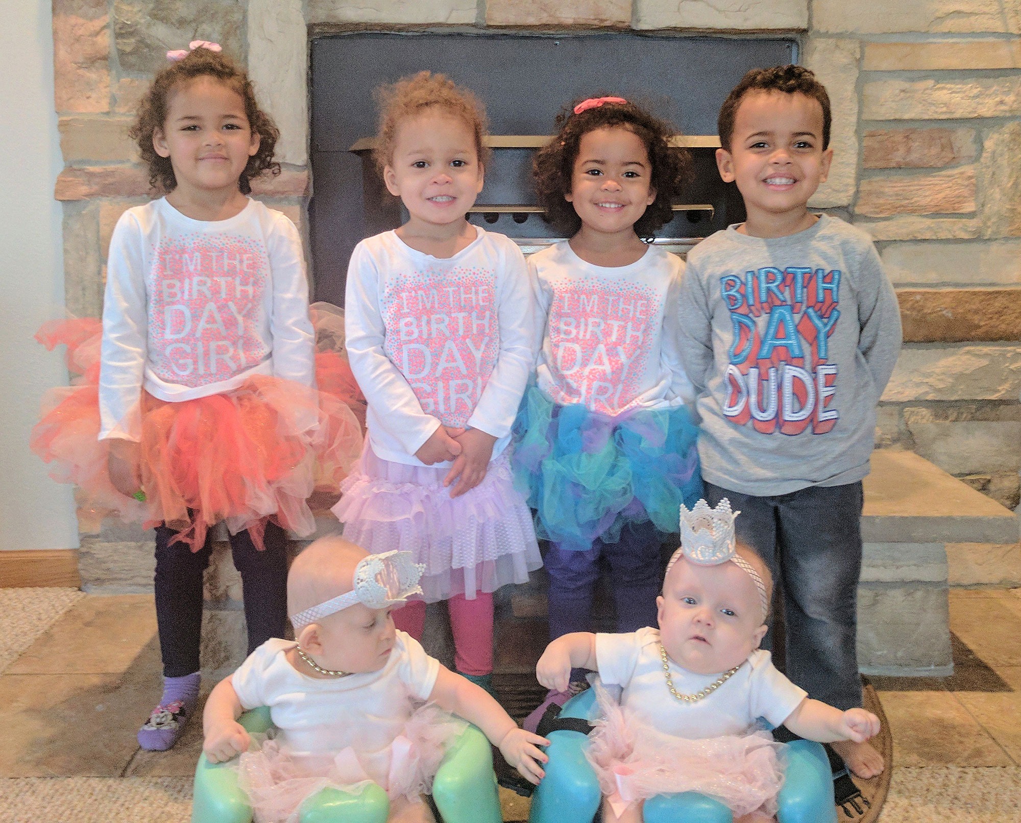 Couple has 3 sets of twins in 5 years after being told they can't have