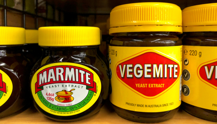 Marmite and Vegemite
