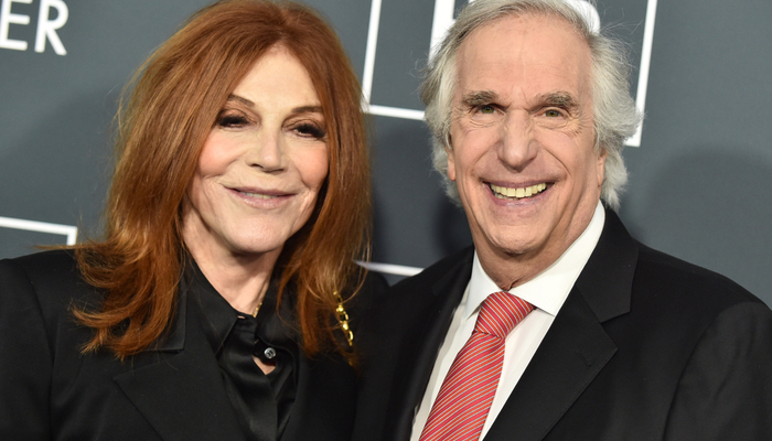 Henry Winkler and Stacey Weitzman arrives for the 25th Annual Critics' Choice Awards on January 12, 2020