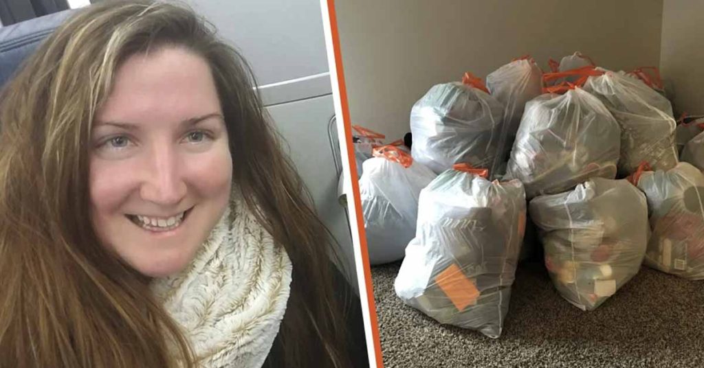 Fed-up Mom Piles Lazy Daughters' Things into Trash Bags, Says They Hav...