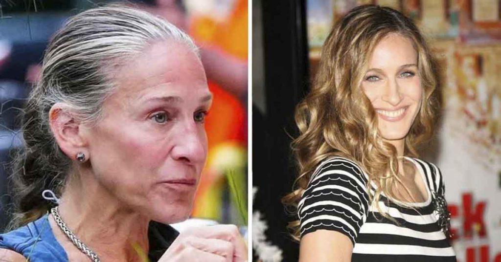 Sarah Jessica Parker Spotted with Natural look and Forced to Defend He...