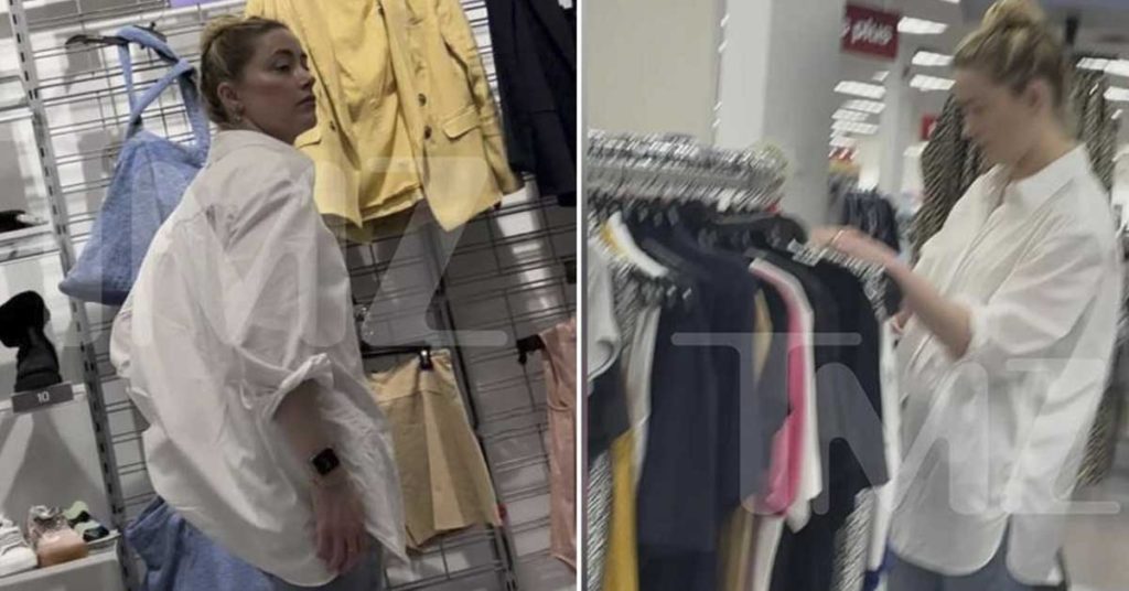 ‘Broke’ Amber Heard spotted shopping at TJ Maxx in the Hamptons