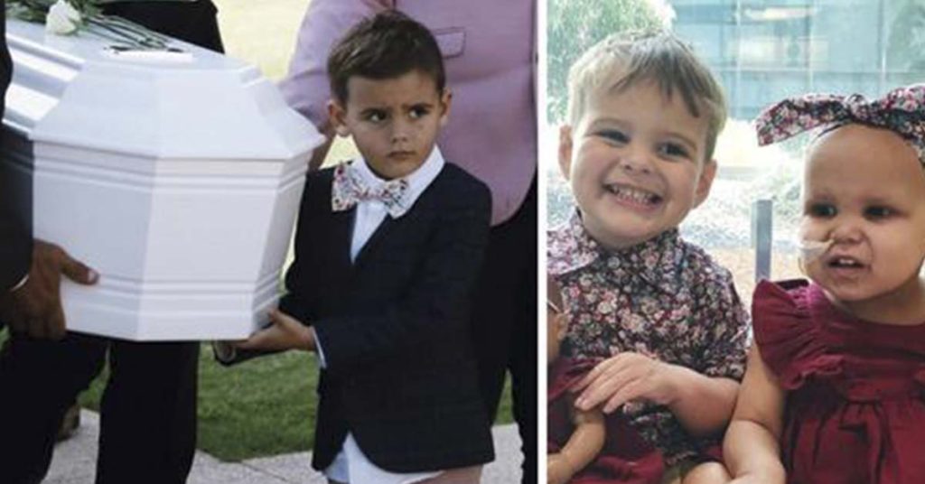 5-Year-Old Brother Carries His Little Sister's Coffin to Say Goodbye t...