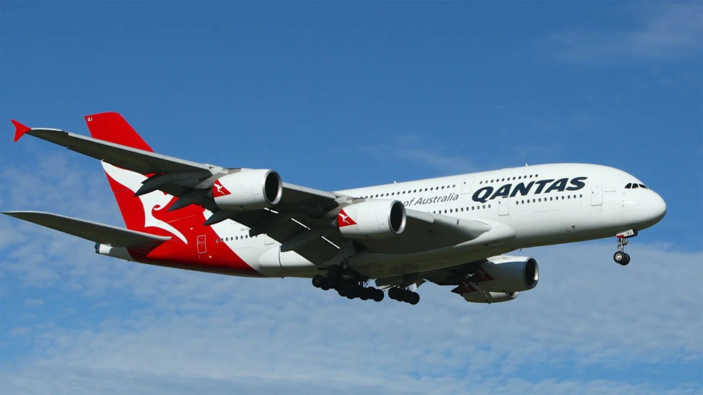 Australian, Qantas airline.