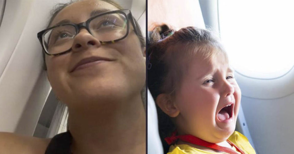 Woman calls for adults-only flights after listening to a child cry dur...