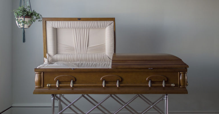 Woman Giving Away Coffin After ‘Husband Lives Longer Than She’d Hoped’ - Featured image