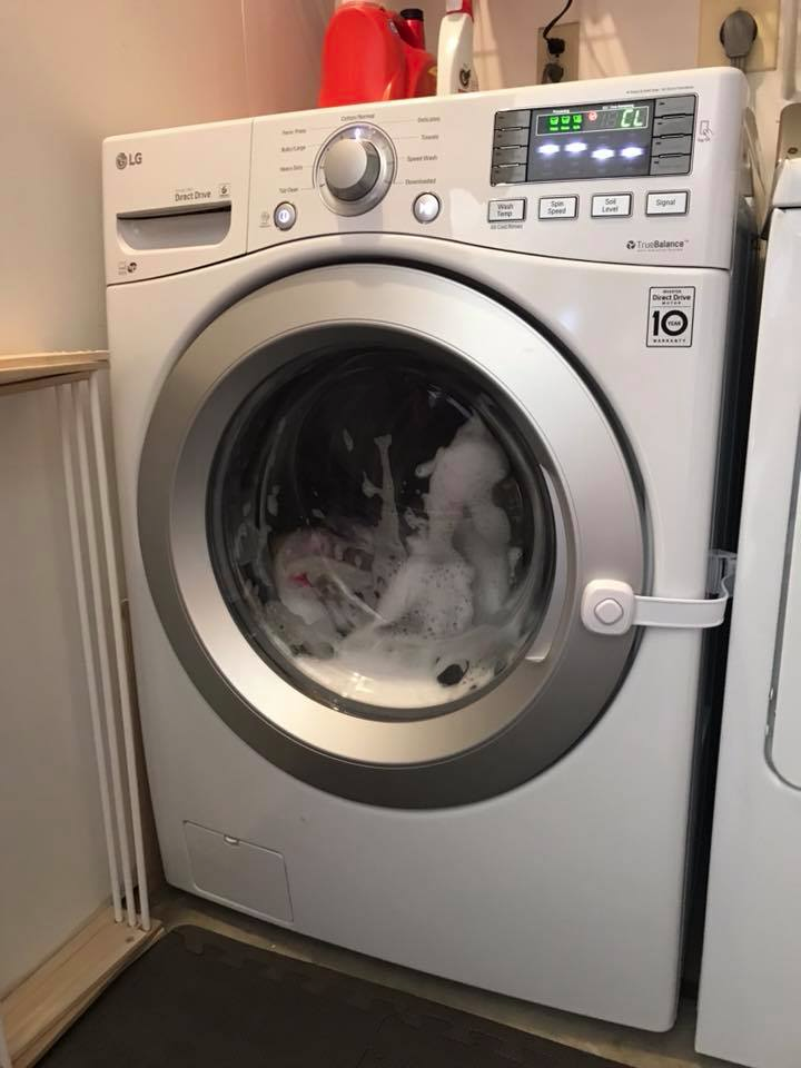 Their new washing machine