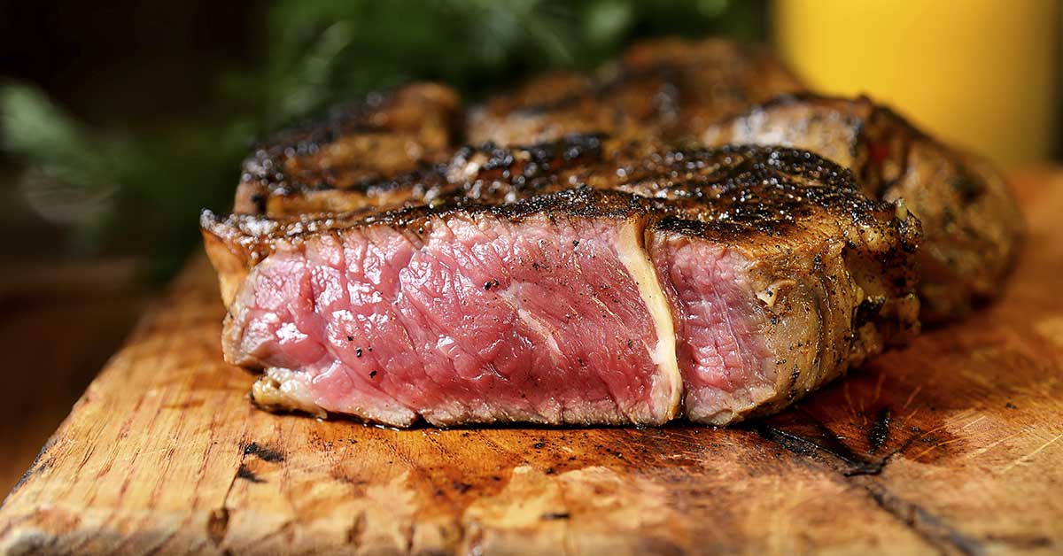 red meat, steak