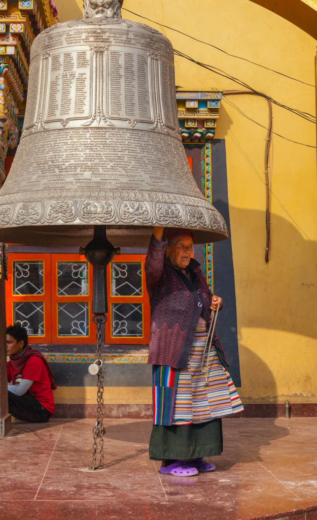 Buddhists ring bells 108 times leading to their new years
