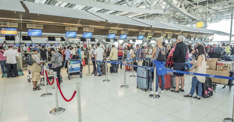 Couple Leaves Their Baby At Airport Check-in - Featured image