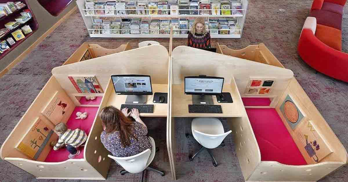 Library Desk Created for Working Parents Goes Viral Secret Life Of Mom