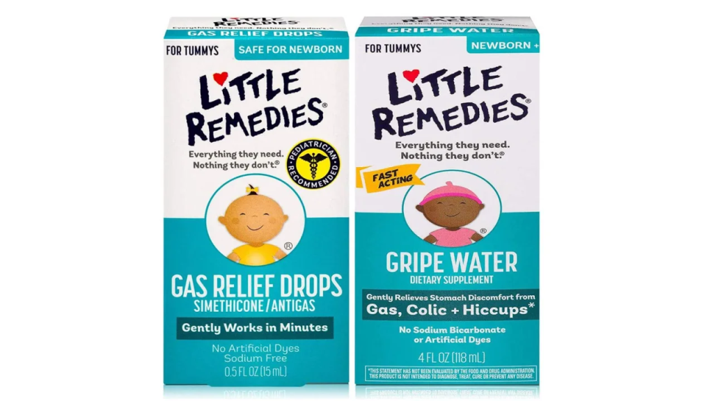 Gripe water for gas relief