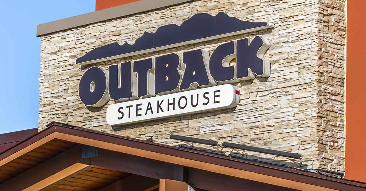Outback Steakhouse sign