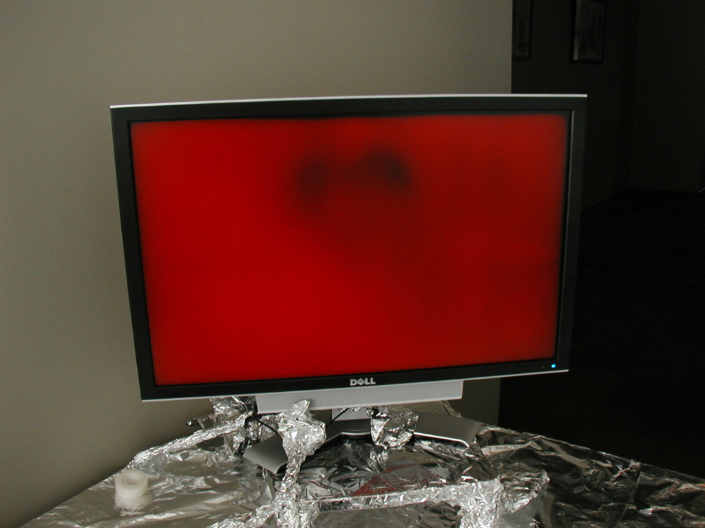 Over heated monitor