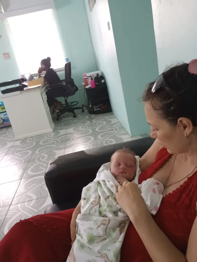 Mother and neworn