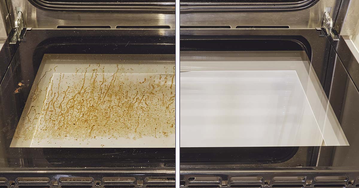clean your oven: before and after