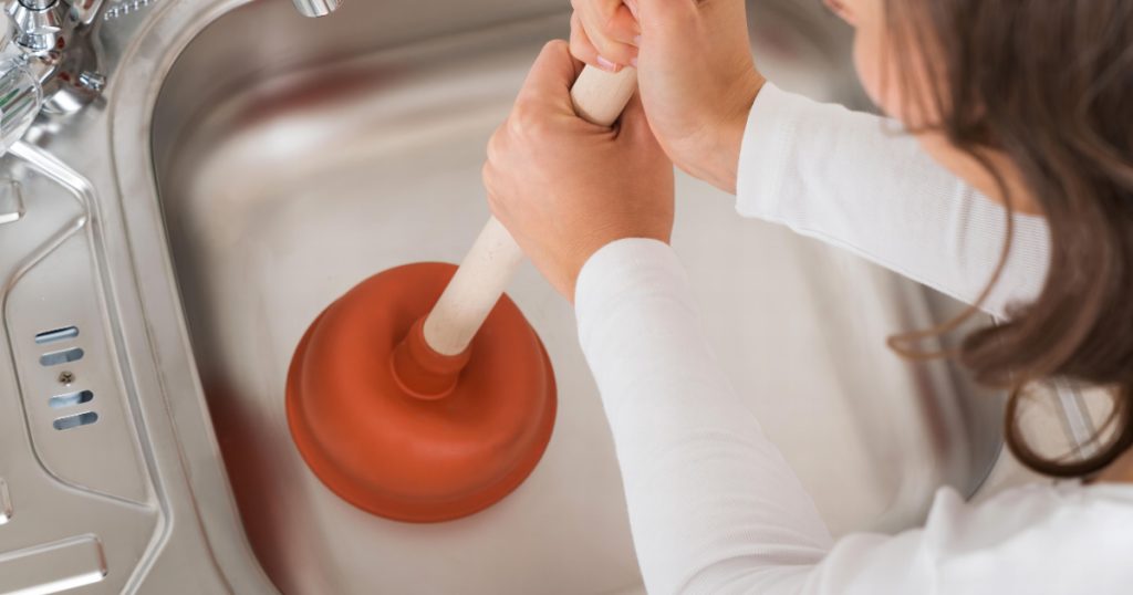 Using Plunger In Kitchen Sink At Home