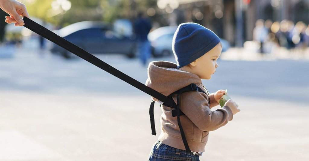 Mom Puts Daughter On Leash in Grocery Store and Debate Ensues - Featured image