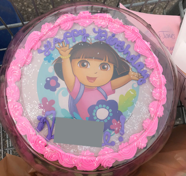 A Dora The Exlporer cake