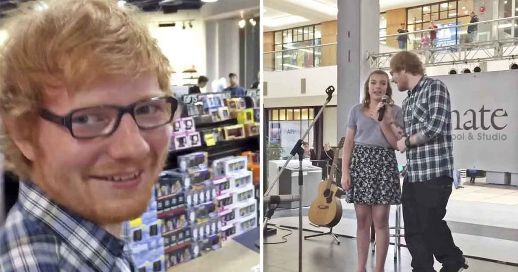 Ed Sheeran surprising fan with impromptu duet. Edmonton, Canada 2015