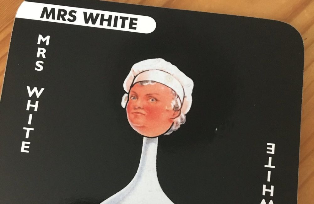 Mrs. White card from Clue