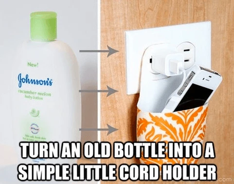Ever struggled to charge your phone due to an inconvenient location or a cable that won't reach the floor? Don't let your phone dangle; use this fantastic hack. All you need is a used plastic bottle and a pair of scissors.