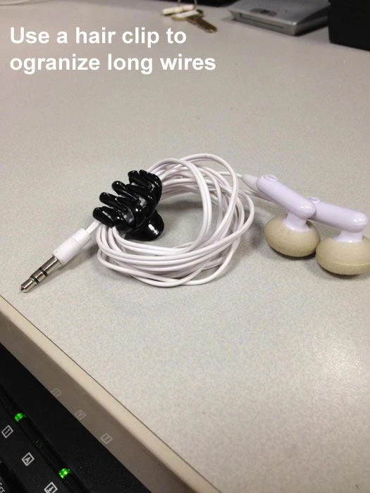 Prolong the life of your headphones with this everyday hack. All you need is a simple hair clip.