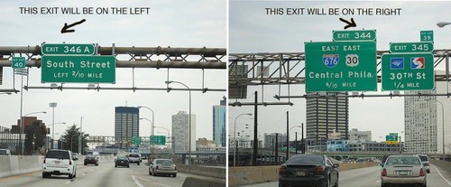 Don't overlook this essential tip. Highway signs guide you to the correct lane for safe and smooth exits.