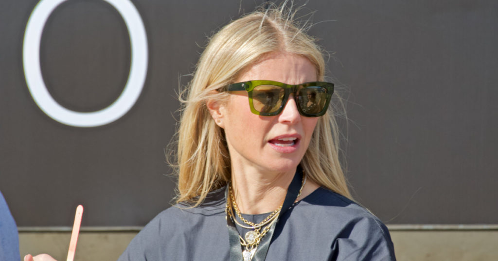 STOCKHOLM, SWEDEN - JUNE 15, 2019: Gwyneth Paltrow walking in the streets of Stockholm