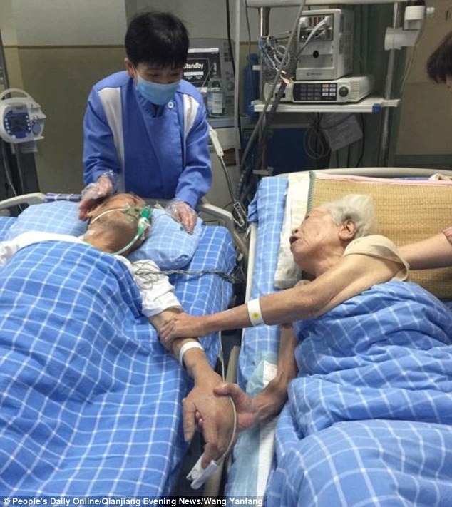 Man gets dying wish beside his wife