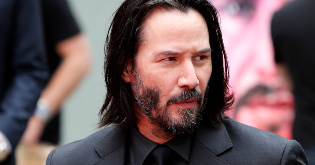 LOS ANGELES - MAY 14: Keanu Reeves at the Keanu Reeves Hand and Foot Print Ceremony at the TCL Chinese Theater IMAX on May 14, 2019 in Los Angeles, CA