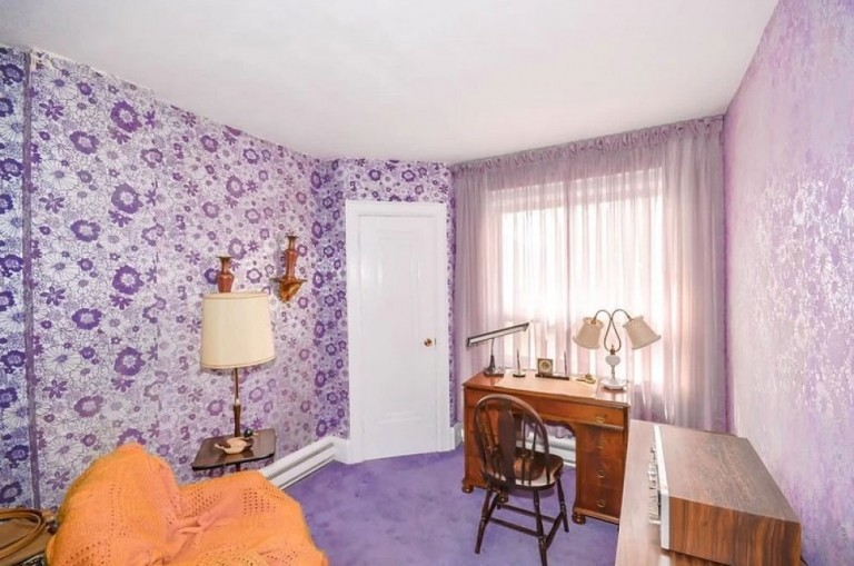 The third bedroom has been decorated to embody a sewing studio.