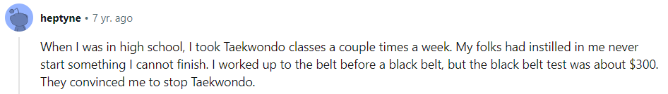 A black belt changed their minds