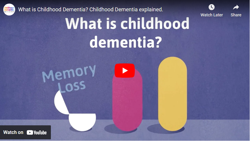 childhood dementia
