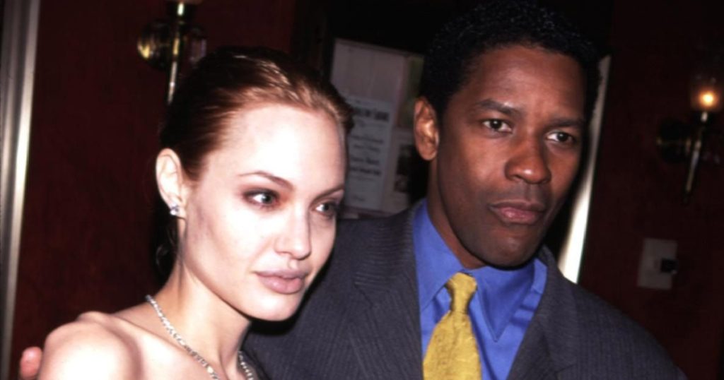 Angelina Jolie, Denzel Washington at the New York premeire of BONE COLLECTOR