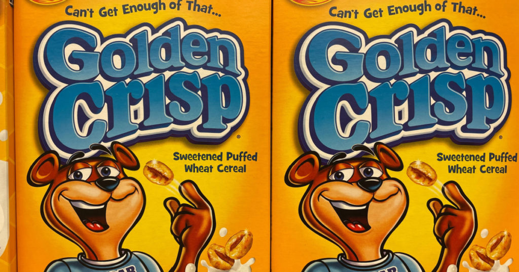 Grovetown, Ga USA - 06 15 22: Retail grocery store Post golden Crisp cereal