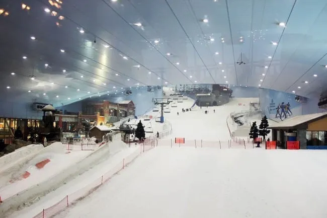 Dubai proudly boasts the world's largest indoor ski resort