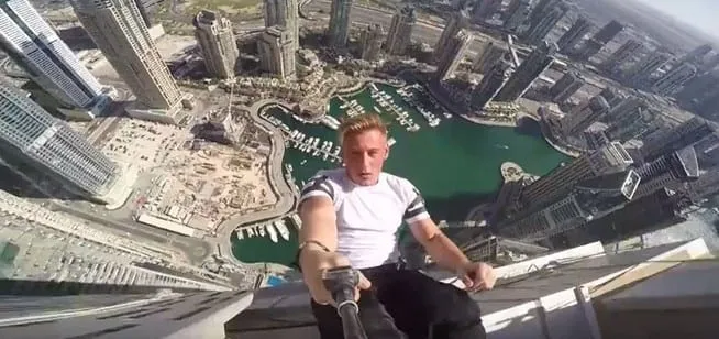 Dubai, boasting the highest concentration of skyscrapers globally, is a haven for daredevils.